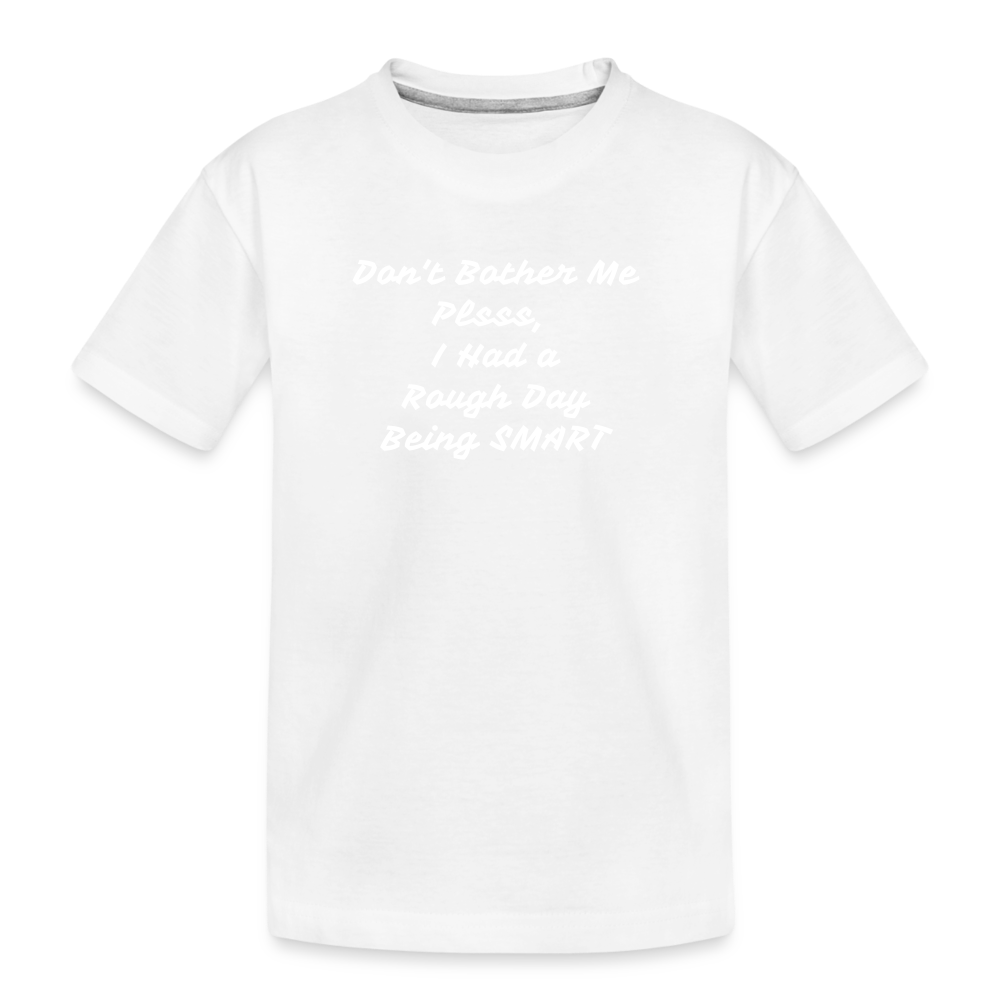 Stay Away - Kid’s Premium Organic T-Shirt - white