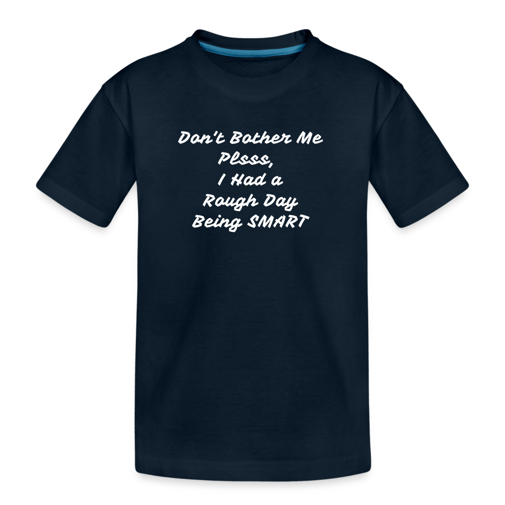 Stay Away - Kid’s Premium Organic T-Shirt - deep navy