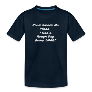 Stay Away - Kid’s Premium Organic T-Shirt - deep navy
