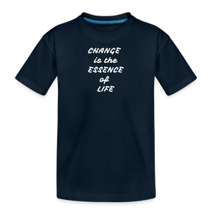 Stay Away - Kid’s Premium Organic T-Shirt - deep navy
