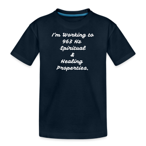 Stay Away - Kid’s Premium Organic T-Shirt - deep navy