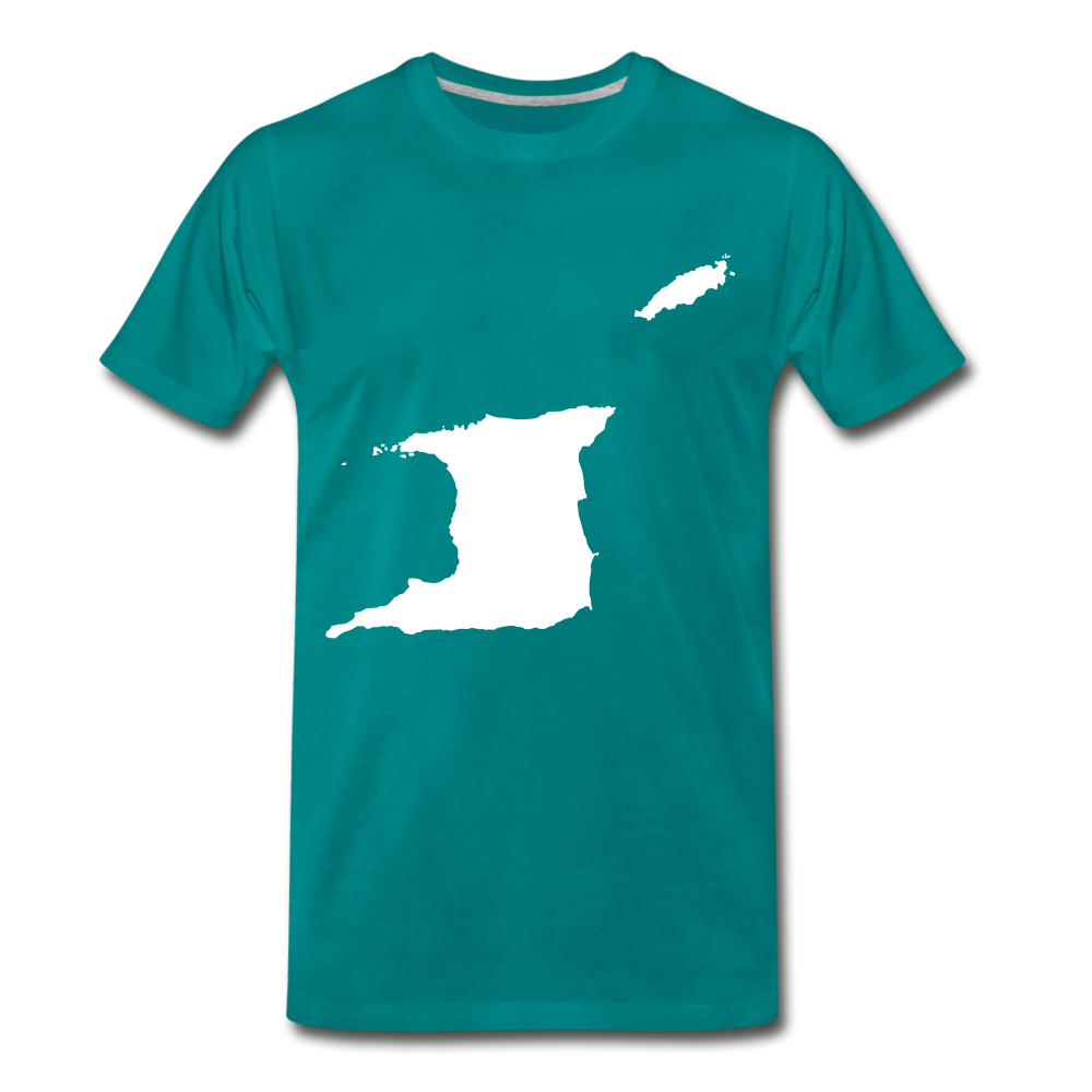 Trinidad outline - teal