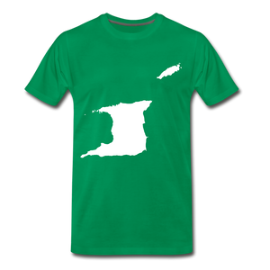 Trinidad outline - kelly green