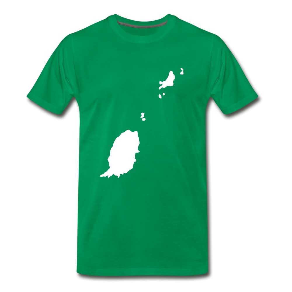 Grenada outline - kelly green